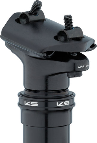 Kind Shock Tija de sillín RAGE-i 75 mm - black/30,9 mm / 292 mm / SB 0 mm / Southpaw 31,8 mm, traditional