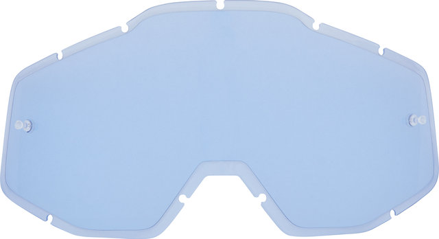 100% Ersatzglas Injected Lens für Racecraft / Accuri / Strata Goggle - blue/universal