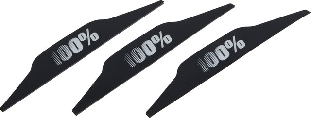 100% Mud Flap for SVS System for Accuri / Strata Goggles - 3 pack - black/universal