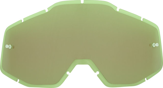 100% Lente de repuesto HD para máscaras Goggle Racecraft / Accuri / Strata - olive/universal