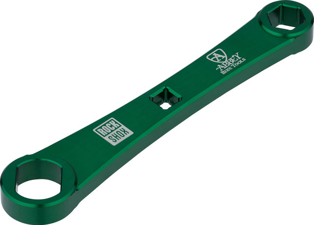 Abbey Bike Tools Llave de mantenimiento RockShox Charger 2 Damper Service Wrench - green/universal