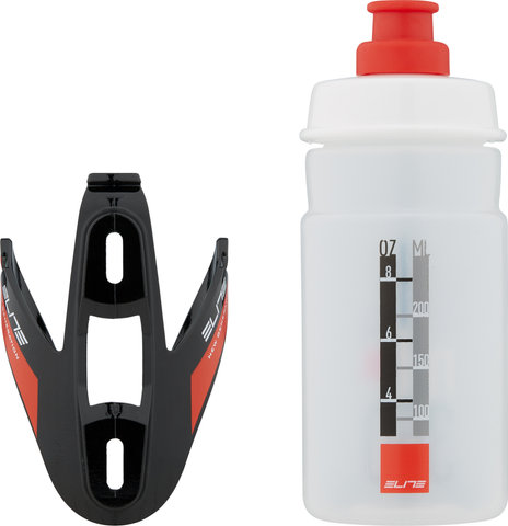 Elite CEO Water Bottle + Bottle Cage Kit Blue