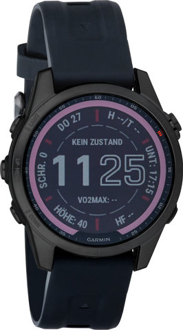 Garmin Smartwatch Multisport GPS fenix 7S Sapphire Solar Titan - noir-gris ardoise/universal