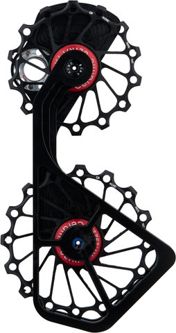 Chape + Galets de Dérailleur Céramique Jockey Wheels System - black/moyen