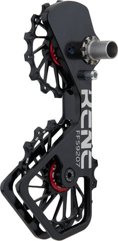 Chape + Galets de Dérailleur Céramique Jockey Wheels System - black/moyen