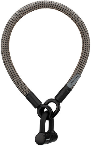 Chaîne Antivol eyelet + Mini Antivol en U U-Lock - gris-noir/80 cm
