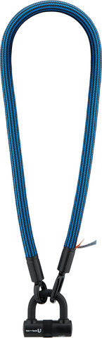 Chaîne Antivol eyelet + Mini Antivol en U U-Lock - bleuet/120 cm