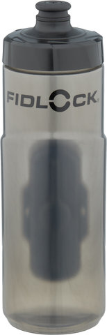TWIST Trinkflasche 600 ml mit bottle connector Modell 2021 - transparent-schwarz/600 ml