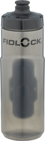 Bidón TWIST 600 ml con bottle connector - negro-transparente/600 ml