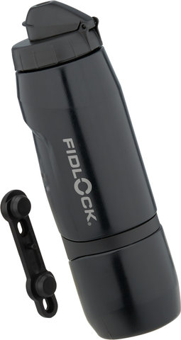 Bidón TWIST 800 ml con sistema de sujeción bike base - negro/800 ml
