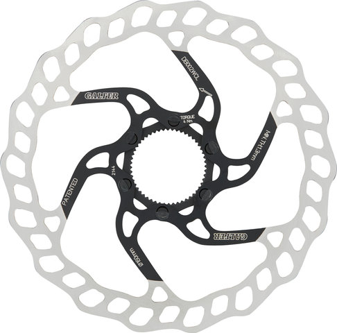 Fixed Disc Wave 1,8 mm MTB Center Lock Bremsscheibe - silver-black/160 mm