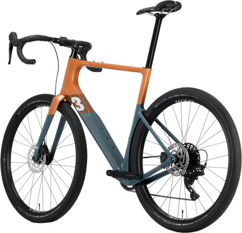 3T Exploro Max GRX 1X Carbon Gravelbike - orange-grey/L