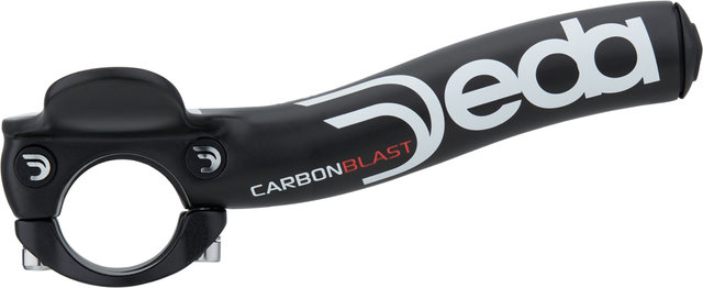 DEDA Acople de manillar Carbon Blast 31.7 - negro-blanco/31,7 mm