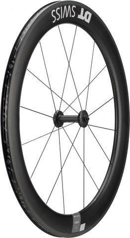 DT Swiss Set de Roues en Carbone ARC 1400 DICUT 62 Frein sur Jante 28" - noir/Set de 28" (avant 9x100 + arrière 10x130) Shimano