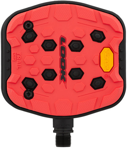 Pédales à Plateforme Trail Grip - rouge/universal