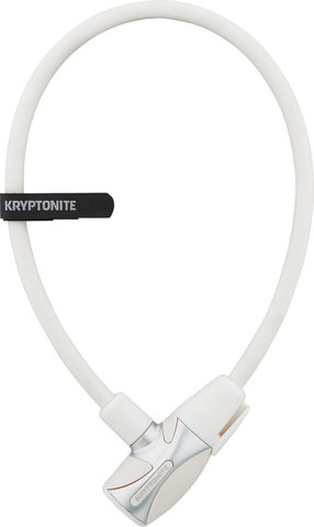 Candado de cable KryptoFlex 1265 Key Cable - blanco/65 cm