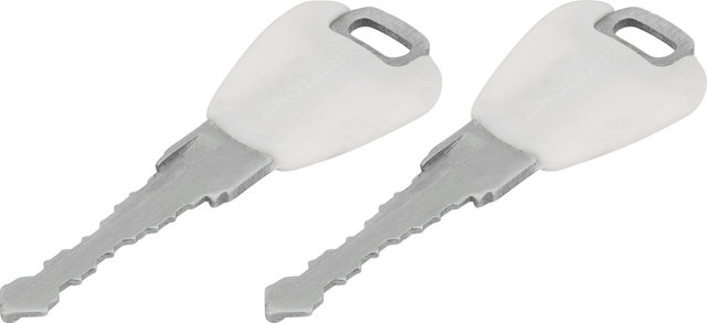 Candado de cable KryptoFlex 1265 Key Cable - blanco/65 cm