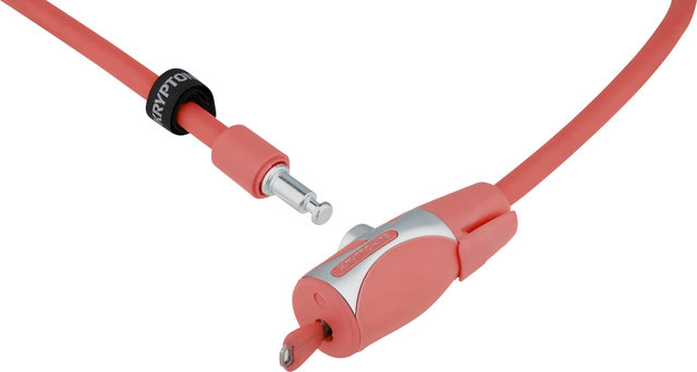 Candado de cable KryptoFlex 1265 Key Cable - salmón/65 cm