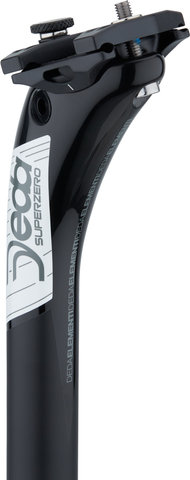 DEDA Tige de Selle en Carbone Superzero - white finish/27,2 mm / 350 mm / SB 25 mm