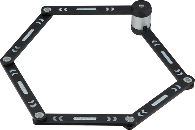 Kryptolok 610S Folding Lock with Click Frame Mount - black-grey/100 cm
