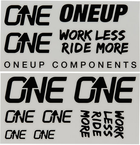 OneUp Components Decal Kit Aufklebersatz - black/universal