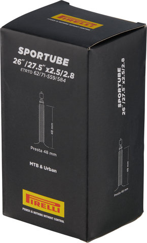Cámara de aire SporTube para 26" / 27,5" - universal/26-27,5 x 2,5-2,8 SV 48 mm