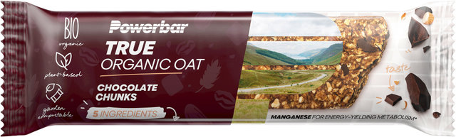 Powerbar True Organic Oat Energy Bar - 1 Pack - chocolate chunks/40 g