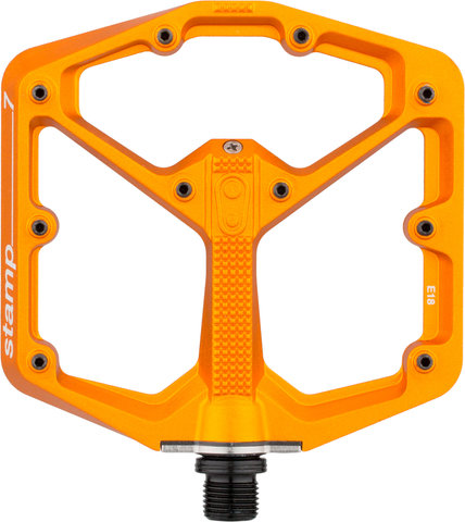 crankbrothers Pédales à Plateforme Stamp 7 LE - orange/large