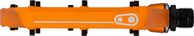 crankbrothers Pedales de plataforma Stamp 7 LE - naranja/large