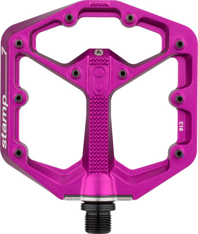 crankbrothers Pédales à Plateforme Stamp 7 LE - purple/small