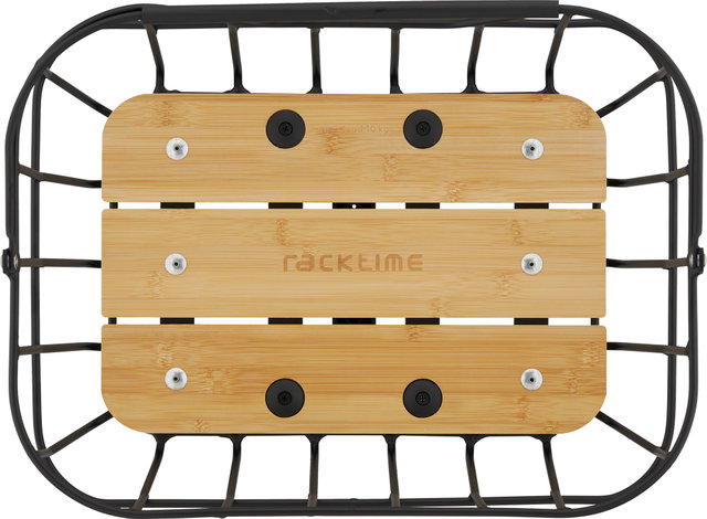 Racktime Corbeille pour Vélo Baskit Breeze 2.0 - noir/25 litres