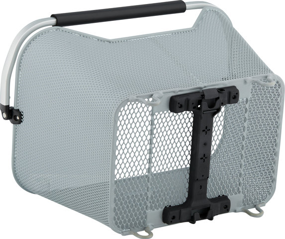 Racktime Baskit Deluxe 2.0 Bike Basket - silver/23 litres