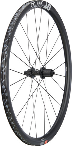 DT Swiss Juego de ruedas ERC 1100 DICUT 35 Carbon Disc Center Lock 28" - negro/28" set (RD 12x100 + RT 12x142) Shimano