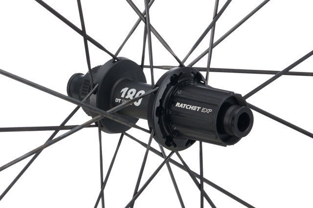 DT Swiss Set de Roues en Carbone ERC 1100 DICUT 35 Disc Center Lock 28" - noir/Set de 28" (avant 12x100 + arrière 12x142) Shimano