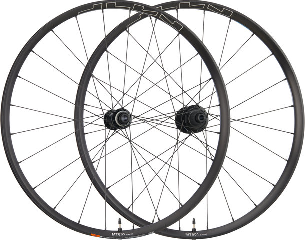 Shimano WH-MT601-TL-B Center Lock Disc 27.5" Wheelset - black/27.5" set (front 15x110 Boost + rea 12x148 Boost) Shimano Micro Spline