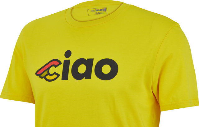 T-Shirt Ciao Cinelli - yellow/M