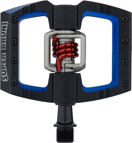 crankbrothers Pedales de clip Mallet DH Superbruni Edition - black-red-blue/universal