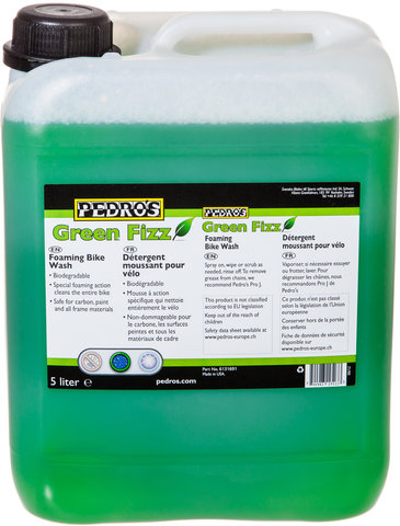 Pedros Nettoyant Green Fizz Bike Wash - universal/bouteille, 5 litres