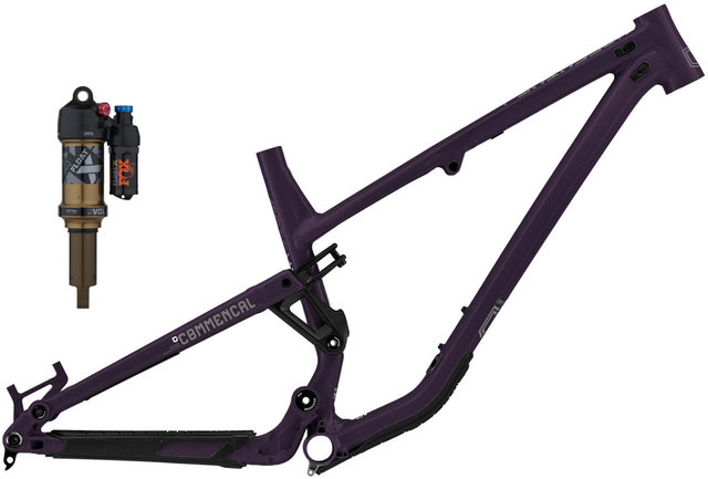COMMENCAL Kit de cuadro Meta TR 29" con amortiguador Fox Float X Modelo 2022 - metallic purple/L