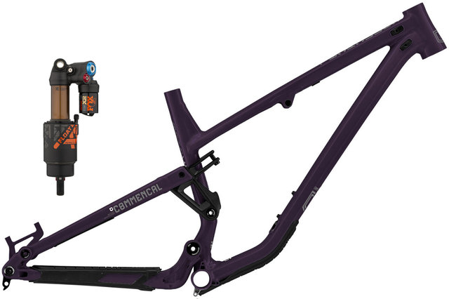 COMMENCAL Kit de cuadro Meta TR 29" con amortiguador Fox Float X2 Modelo 2022 - metallic purple/L