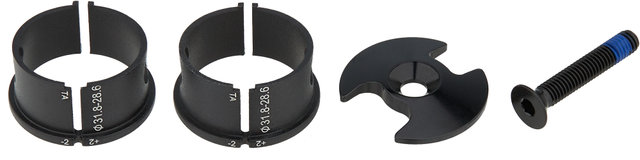 Vibe Evo Carbon Handlebar Stem Unit - black/38 cm, 125 mm