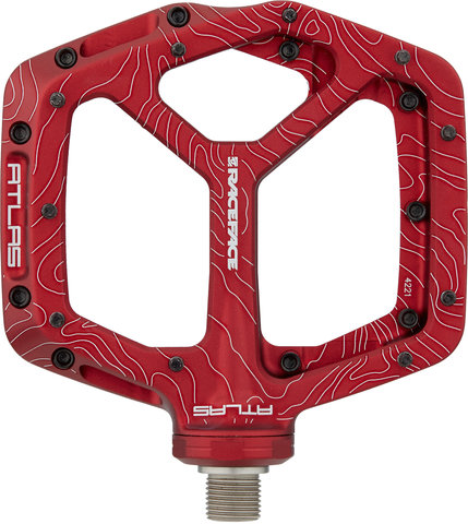 Race Face Atlas Plattformpedale - red/universal