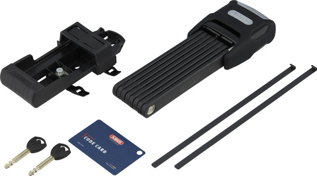 ABUS Candado plegable Bordo Big Alarm 6000KA con soporte SH - black/120 