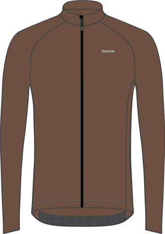 GripGrab PACR Thermal Long Sleeve Jersey - brown | M