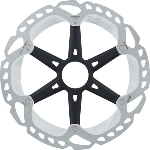 Shimano RT-MT800 Center Lock Brake Rotor for XT w/ Magnet + Internal Teeth - silver-black/203 mm