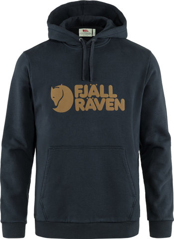 Fjällräven Logo Hoodie - dark navy | L