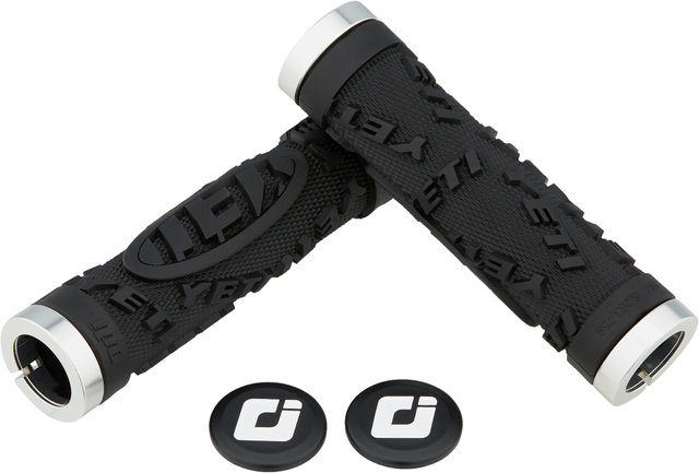 ODI Yeti Hardcore Lock-On Bonus Pack Grips - silver/130 mm