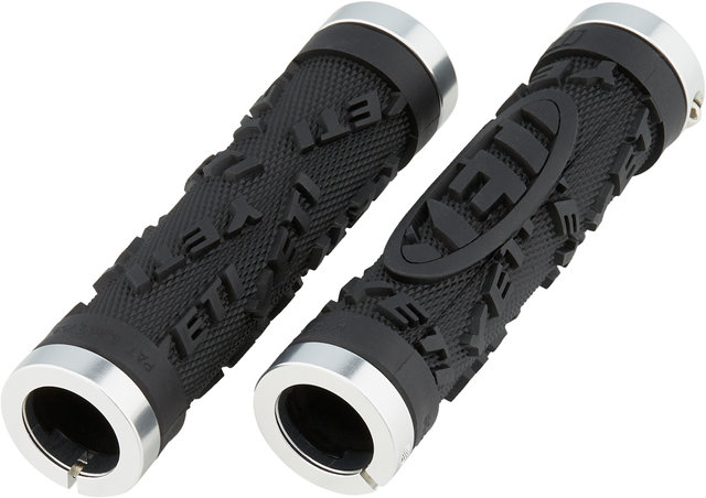 Yeti Hardcore Lock-On Bonus Pack Lenkergriffe - silber/130 mm