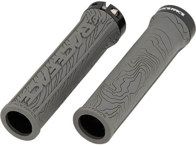 Race Face Half Nelson Lock On Handlebar Grips - grey/universal