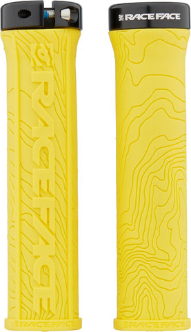 Race Face Half Nelson Lock On Handlebar Grips - yellow/universal